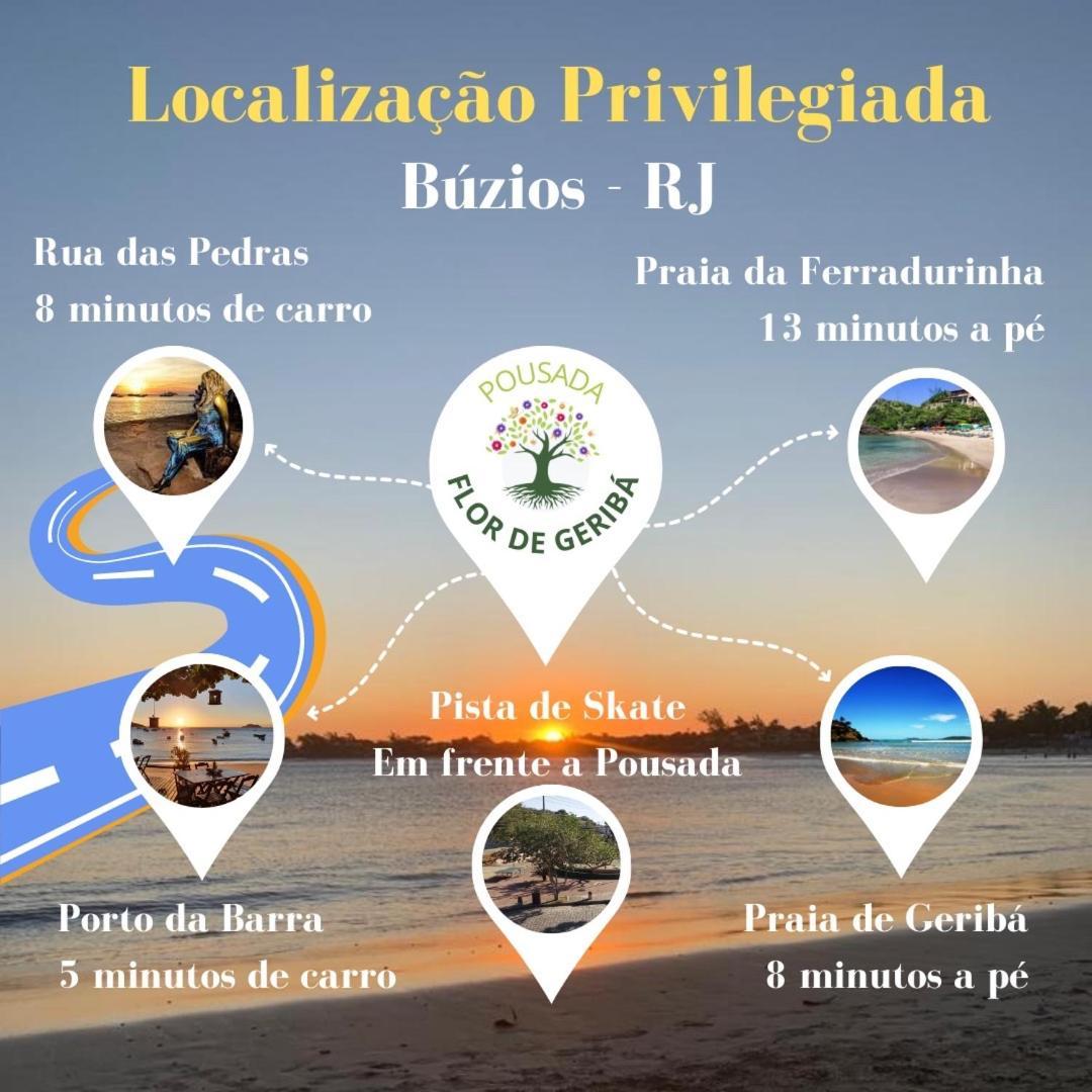 Pousada Flor De Geriba Búzios Exterior foto